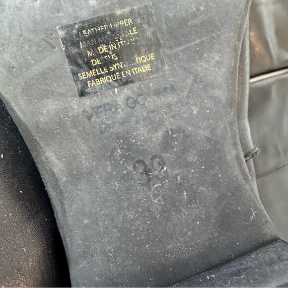 Stelle Monelle over the knee fold down black leather riding boots size 39 / 8.5 - Picture 5 of 14